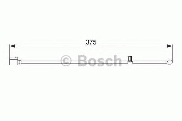 1987474562 Bosch czujnik zużycia klocków hamulcowych przedni