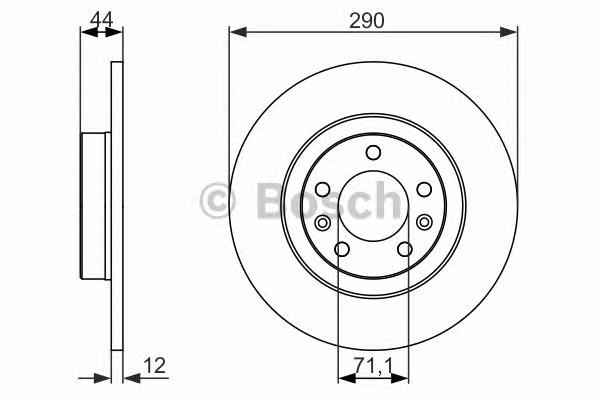Tarcza hamulcowa tylna Peugeot/Citroen 1686717780 cena, od 44,79 USD