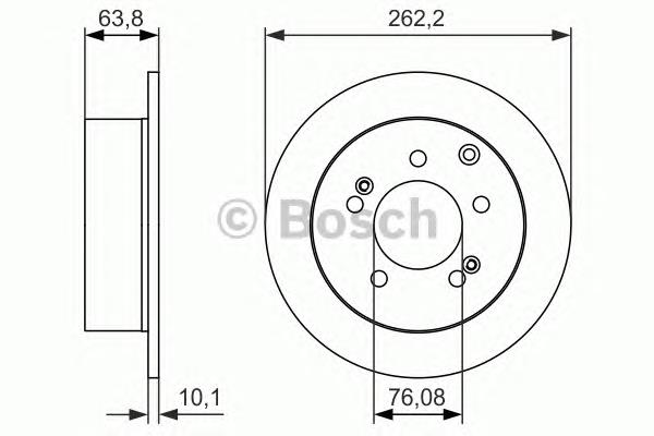 Tarcza hamulcowa tylna 584110Q300 Hyundai/Kia