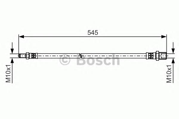 500330389 Iveco Przewód hamulcowy przedni
