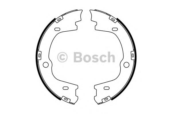 Klocki hamulca ręcznego 583053JA00 Hyundai/Kia