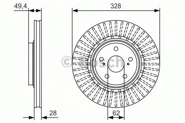 Tarcza hamulcowa przednia BD4406 Fremax