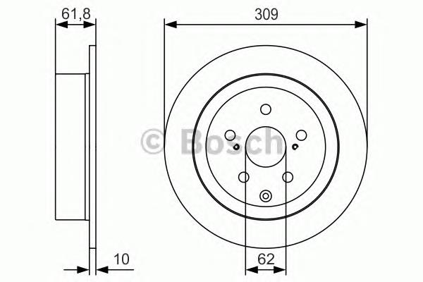 Tarcza hamulcowa tylna 590284620 Zimmermann