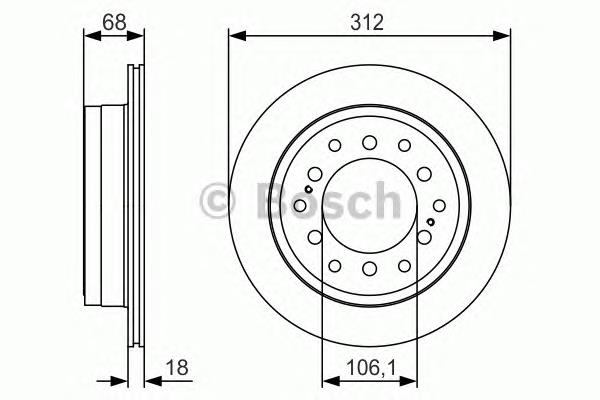 Tarcza hamulcowa tylna BD2917 Fremax