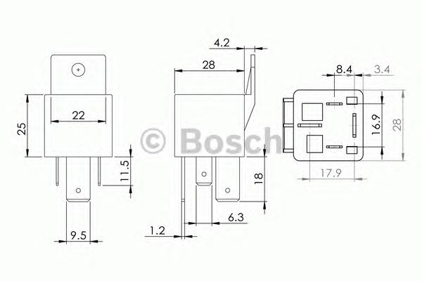 Elektryczne przekaźnik wielofunkcyjne VAG 1KO951253A cena, od 13,04 USD