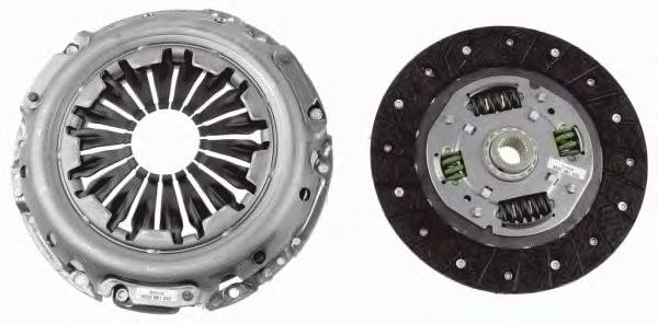Do koszyka 7701478559 Renault (RVI) Zestaw sprzęgła (3 części)