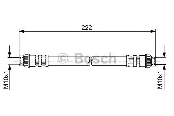 1987476914 Bosch przewód hamulcowy tylny