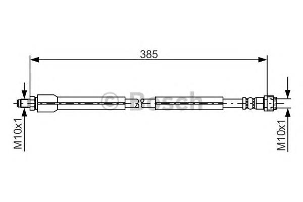 1987476949 Bosch przewód hamulcowy przedni
