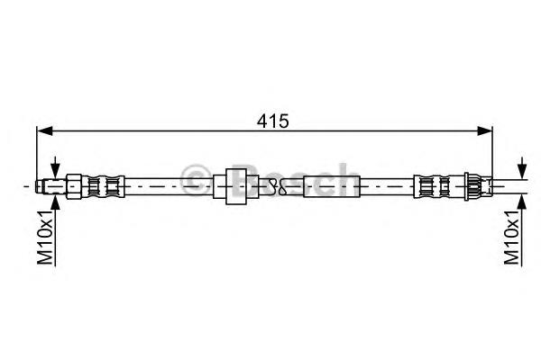 1987481165 Bosch przewód hamulcowy przedni