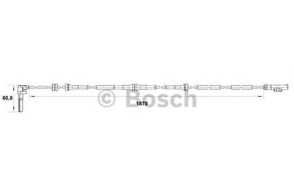 SS20635 Delphi Czujnik ABS przedni lewy