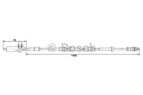 Czujnik ABS tylny prawy FT80860 Fast