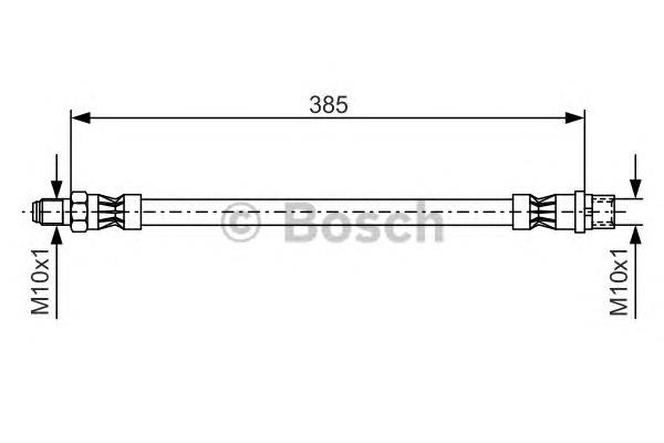 1987476439 Bosch przewód hamulcowy przedni