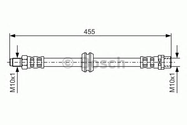 1987476444 Bosch przewód hamulcowy przedni