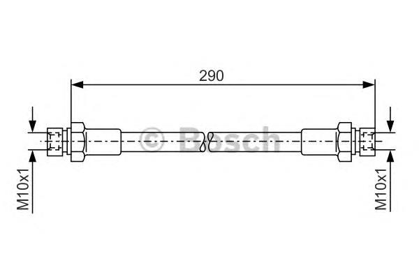 Przewód hamulcowy przedni 1987476061 Bosch