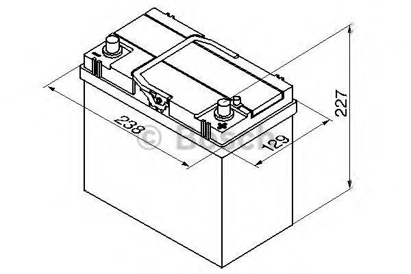 Bateria (akumulator) Toyota 2880072020