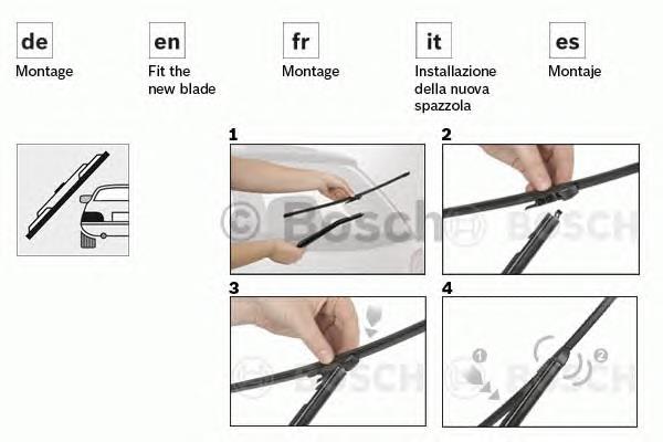 Do koszyka 68162 Metalcaucho Pióro wycieraczki szyby tylnej