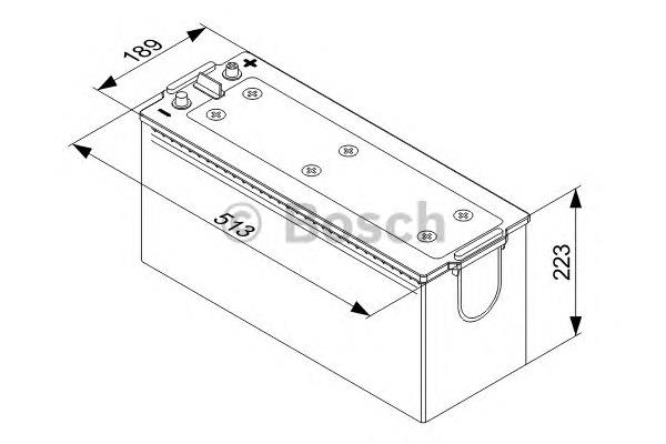 Bateria (akumulator) 0092T50750 Bosch