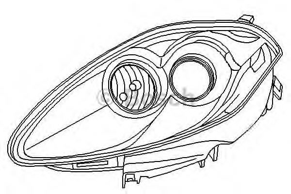 51792544 Fiat/Alfa/Lancia Reflektor prawy