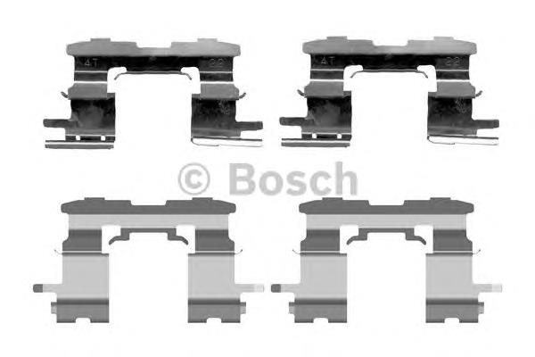 049470D010 Toyota Zestaw sprężynek do mocowania klocków tarczowych przednich