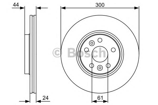 Tarcza hamulcowa przednia 8660003956 Renault (RVI)