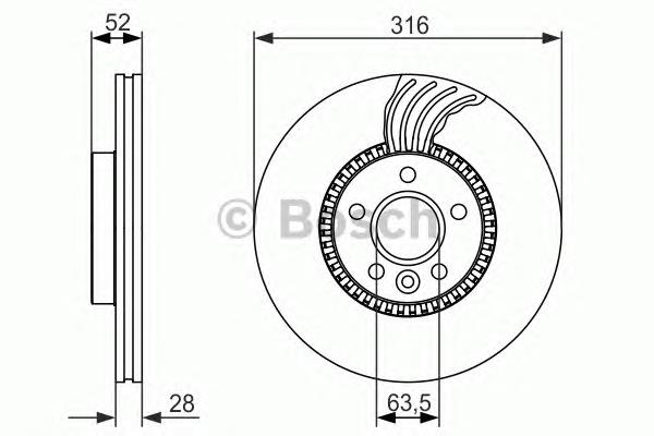 Tarcza hamulcowa przednia Volvo 307690610 cena, od 16,40 USD