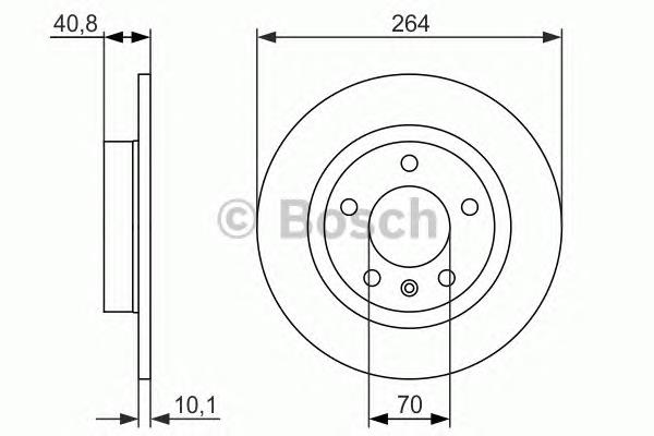 93190227 Opel tarcza hamulcowa tylna