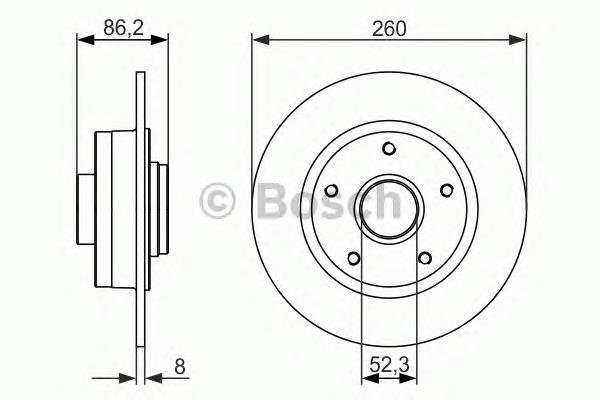 Do koszyka 432006506R Renault (RVI) Tarcza hamulcowa tylna