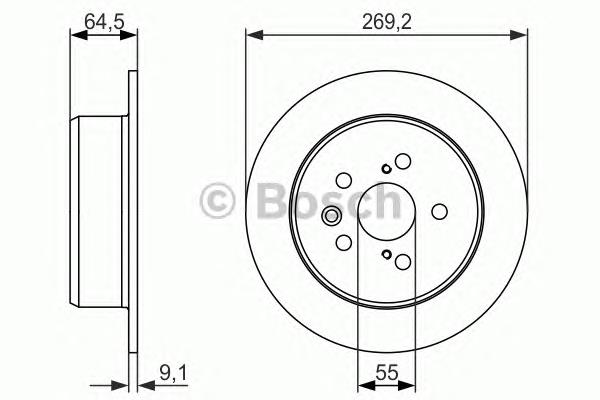 Tarcza hamulcowa tylna Toyota 4243120210 cena, od 47,13 USD