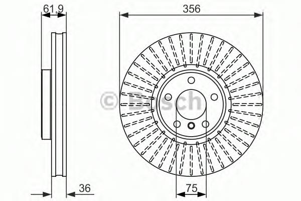 Do koszyka 34116756847 BMW Tarcza hamulcowa przednia
