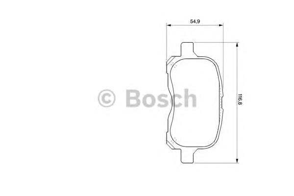 Klocki hamulcowe przednie tarczowe Toyota 0446512520 cena, od 25,46 USD