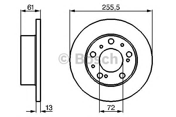 Do koszyka 7568501 Fiat/Alfa/Lancia Tarcza hamulcowa przednia
