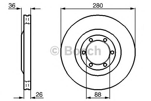 8943754164 Honda tarcza hamulcowa przednia