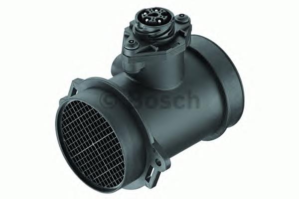 Do koszyka 0280217500 Bosch Czujnik przepływu powietrza, przepływomierz powietrza M.A.F.