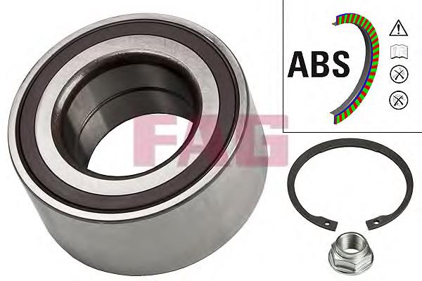 Łożysko piasty przedniej 90454 Metalcaucho