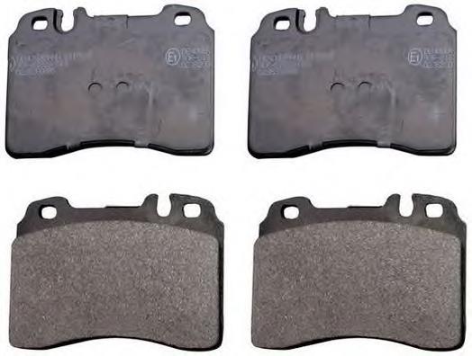 Klocki hamulcowe przednie tarczowe Mercedes A0024203720 cena, od 25,40 USD