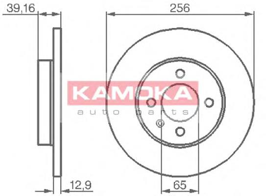 103410 Kamoka tarcza hamulcowa przednia