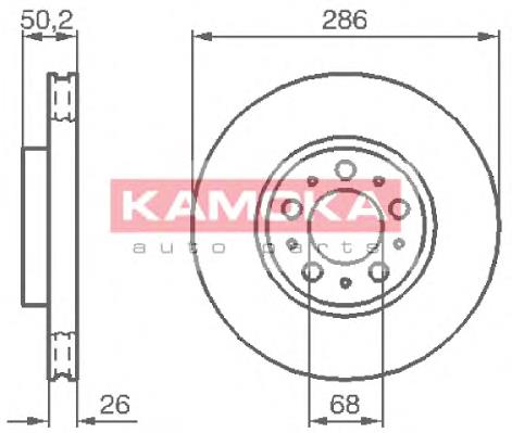 Do koszyka 31262706 Volvo Tarcza hamulcowa przednia
