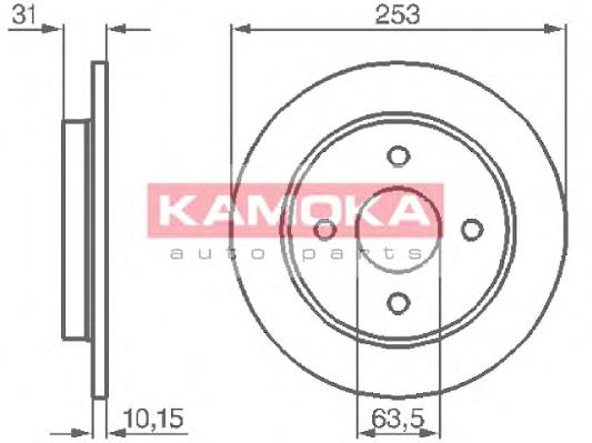 Tarcza hamulcowa tylna Ford 95GJ2A315EC cena, od 26,34 USD