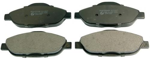 Do koszyka 1647862780 Peugeot/Citroen Klocki hamulcowe przednie tarczowe