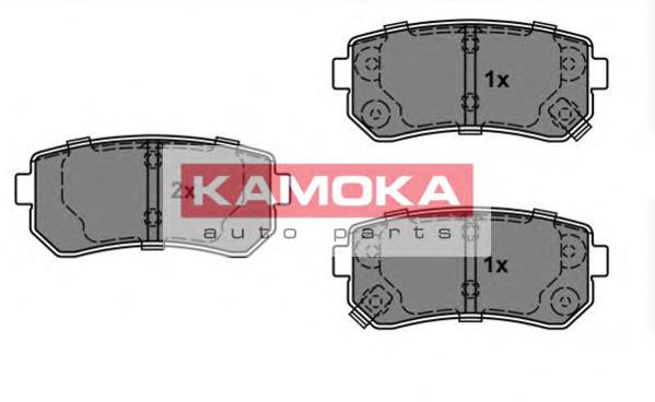 JQ101146 Kamoka okładziny (klocki do hamulców tarczowych tylne)