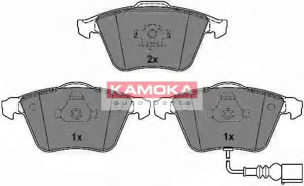 Klocki hamulcowe przednie tarczowe 55468 Asam