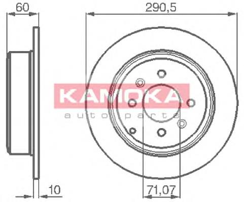 Do koszyka 1687778180 Peugeot/Citroen Tarcza hamulcowa tylna