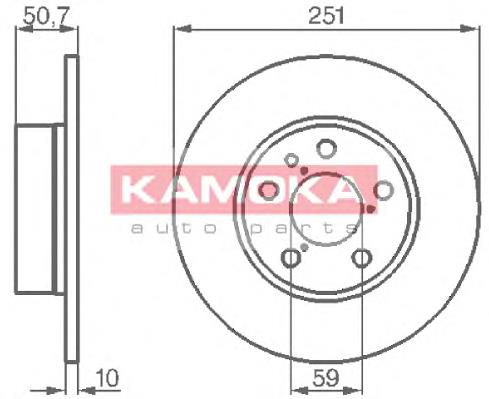 Do koszyka 0010569279 Fiat/Alfa/Lancia Tarcza hamulcowa tylna