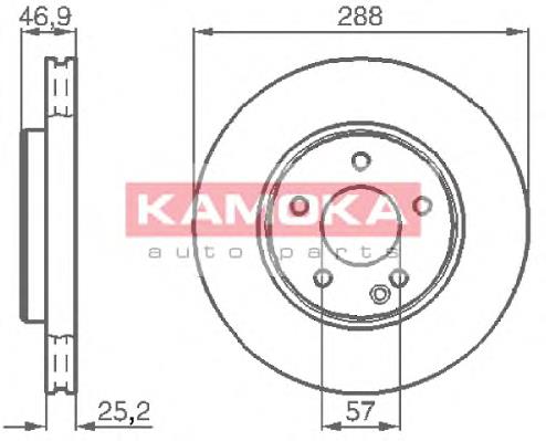 Tarcza hamulcowa przednia 210421241264 Mercedes