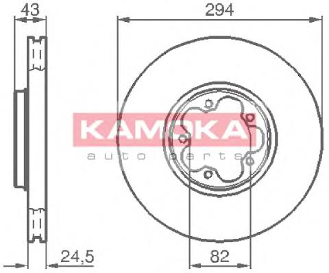 Do koszyka 2256041 Ford Tarcza hamulcowa przednia
