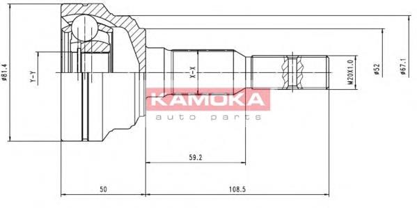 Przegub homokinetyczny przedni zewnętrzny Opel 0374002 cena, od 27,98 USD