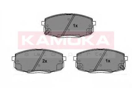 Do koszyka 58101J9A55 Hyundai/Kia Klocki hamulcowe przednie tarczowe
