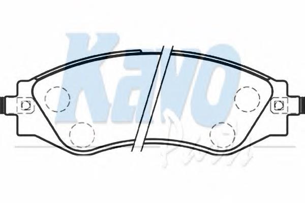Klocki hamulcowe przednie tarczowe General Motors 90086146 cena, od 15,38 USD