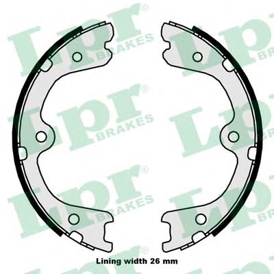 Klocki hamulca ręcznego Nissan/Infiniti 44010EA06A cena, od 28,39 USD