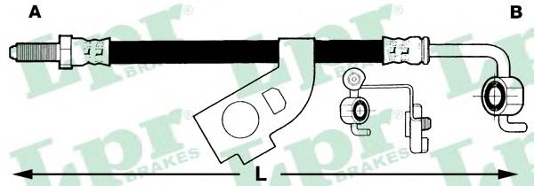 Przewód hamulcowy przedni Fiat/Alfa/Lancia 7569161 cena, od 6,83 USD
